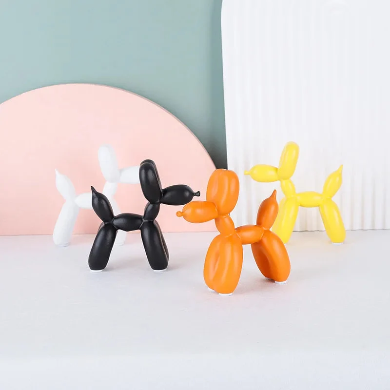Moderne Ballon Hund Figur - Skandinavisk Stil og Charme