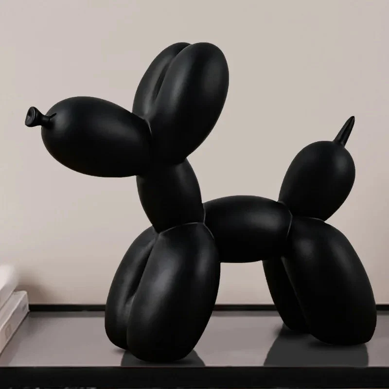 Moderne Ballon Hund Figur - Skandinavisk Stil og Charme