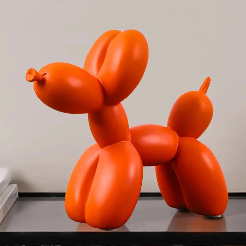 Moderne Ballon Hund Figur - Skandinavisk Stil og Charme