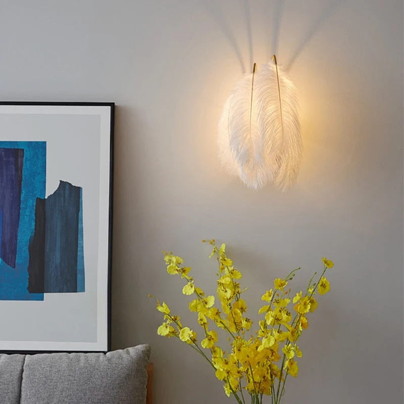 Elegant Væglampe med Skandinavisk Design og Blød Belysning