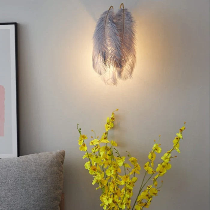 Elegant Væglampe med Skandinavisk Design og Blød Belysning
