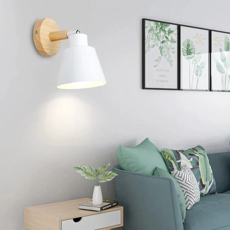 Elegant væglampe med varmt LED-lys til moderne hjem
