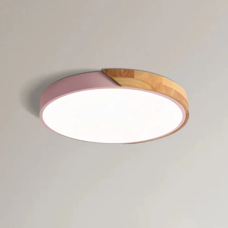 Moderne LED Træloftlampe – Energibesparende Skandinavisk Design