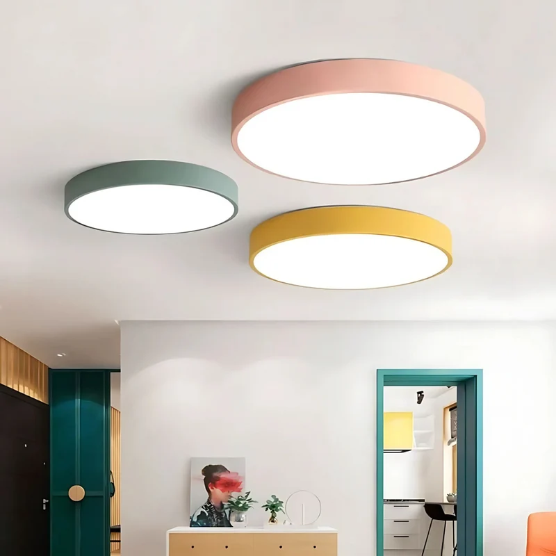 Moderne LED Træloftlampe – Energibesparende Skandinavisk Design