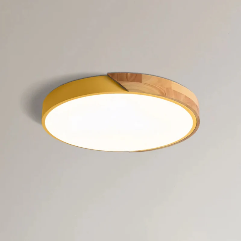 Moderne LED Træloftlampe – Energibesparende Skandinavisk Design