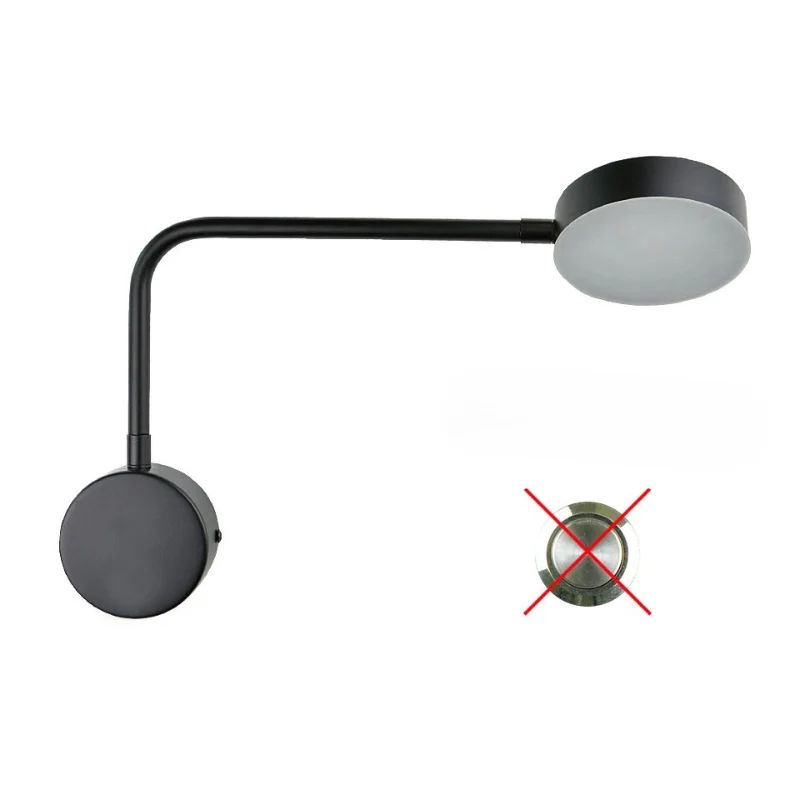 Elegant LED-væglampe med 360° justerbart lys