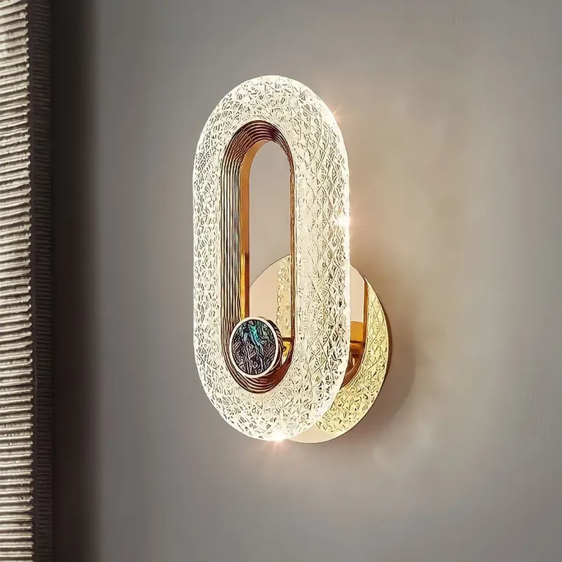 Elegant Krystal LED-lysekrone med Blid Belysning