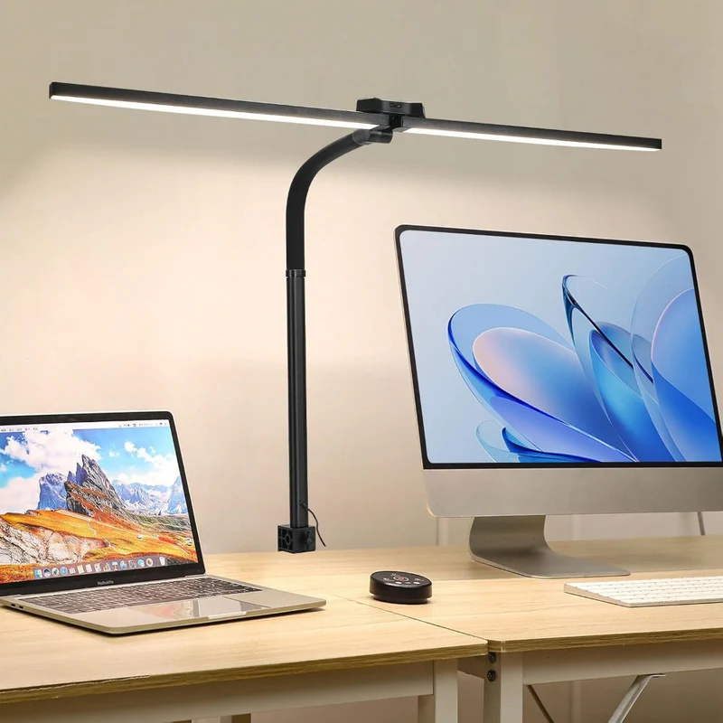 Elegant LED Skrivebordslampe med Justerbare Lysindstillinger