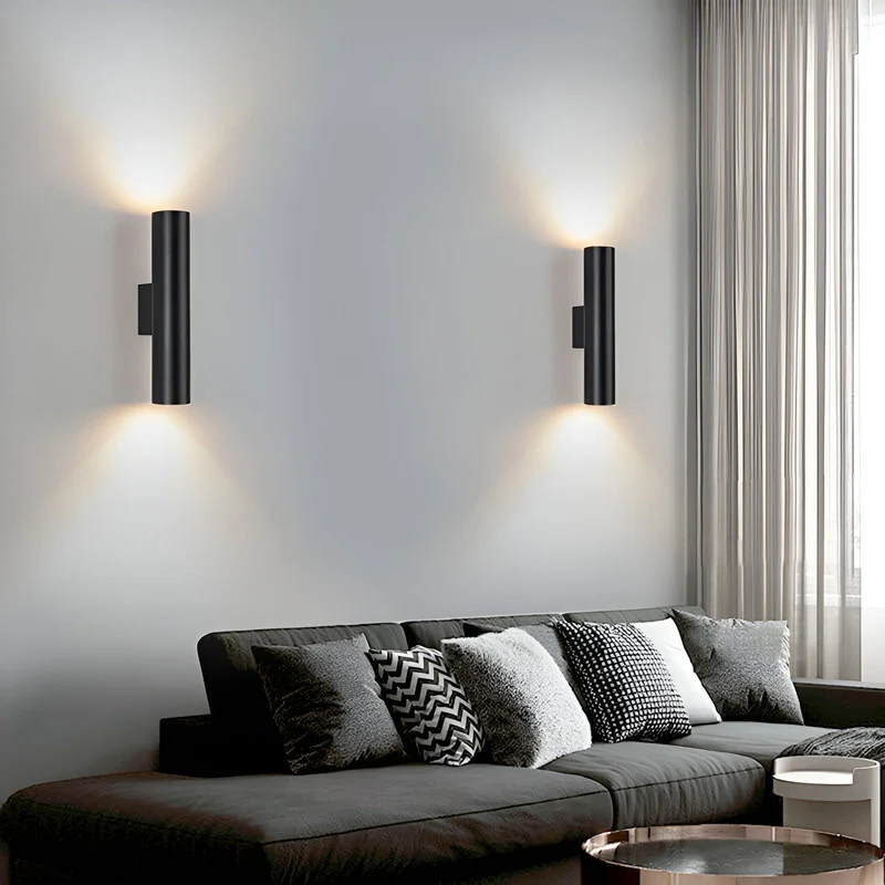 Elegant LED-væglampe med energisparende, justerbart lys