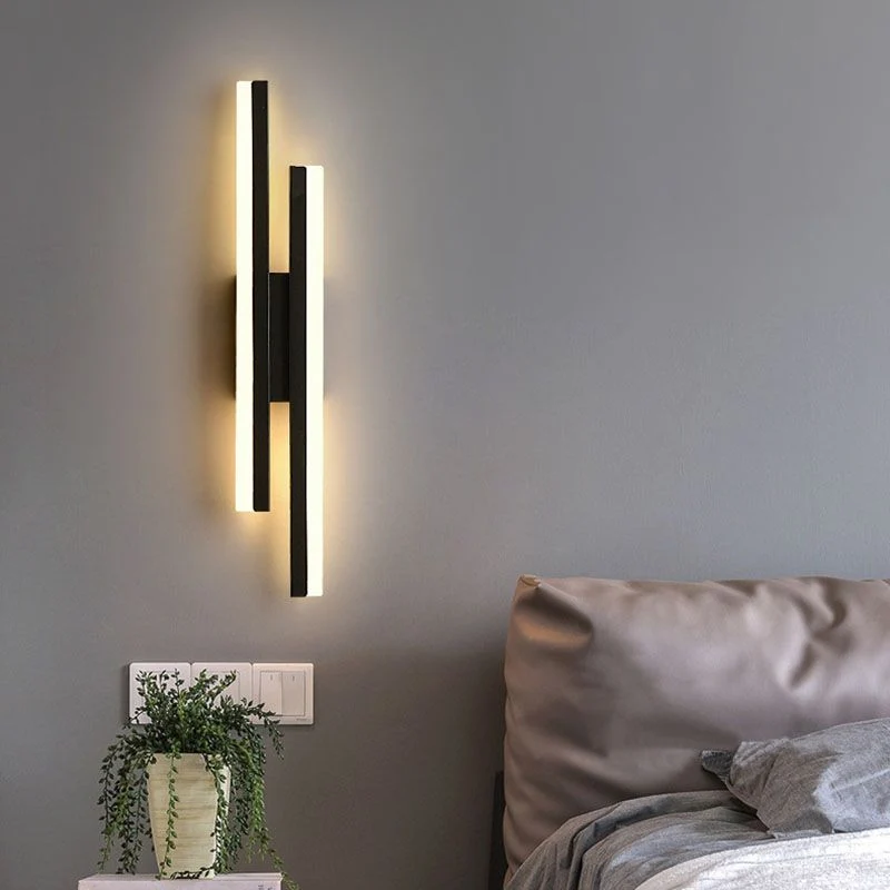 Elegant LED-væglampe med justerbar lysstemning til hjemmet