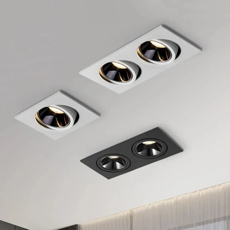 Stilrent Loftspot med Klar LED-belysning og Anti-blænd