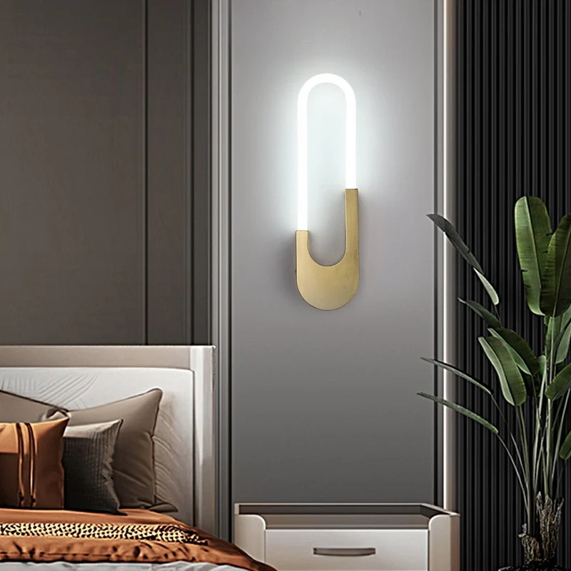 Stilfuld Oval LED Væglampe med Blid Belysning