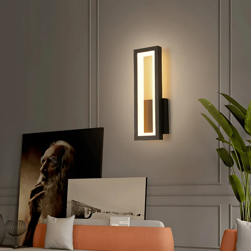 Elegant LED-væglampe med justerbart lys og energieffektivitet