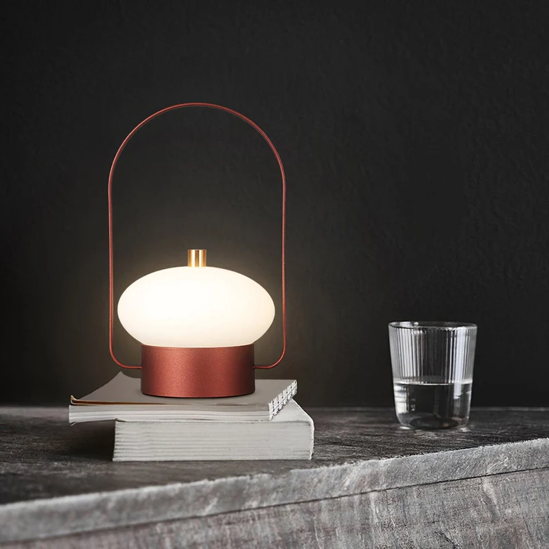 Genopladelig Trådløs Bordlampe med Blødt Stemningslys