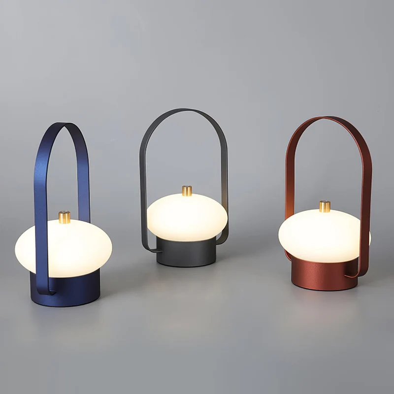 Genopladelig Trådløs Bordlampe med Blødt Stemningslys