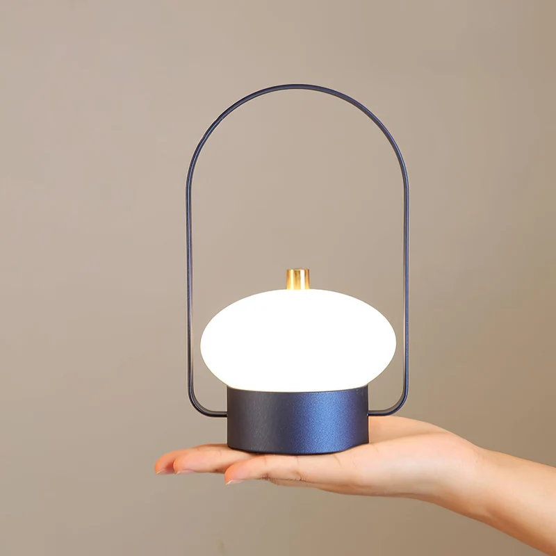 Genopladelig Trådløs Bordlampe med Blødt Stemningslys