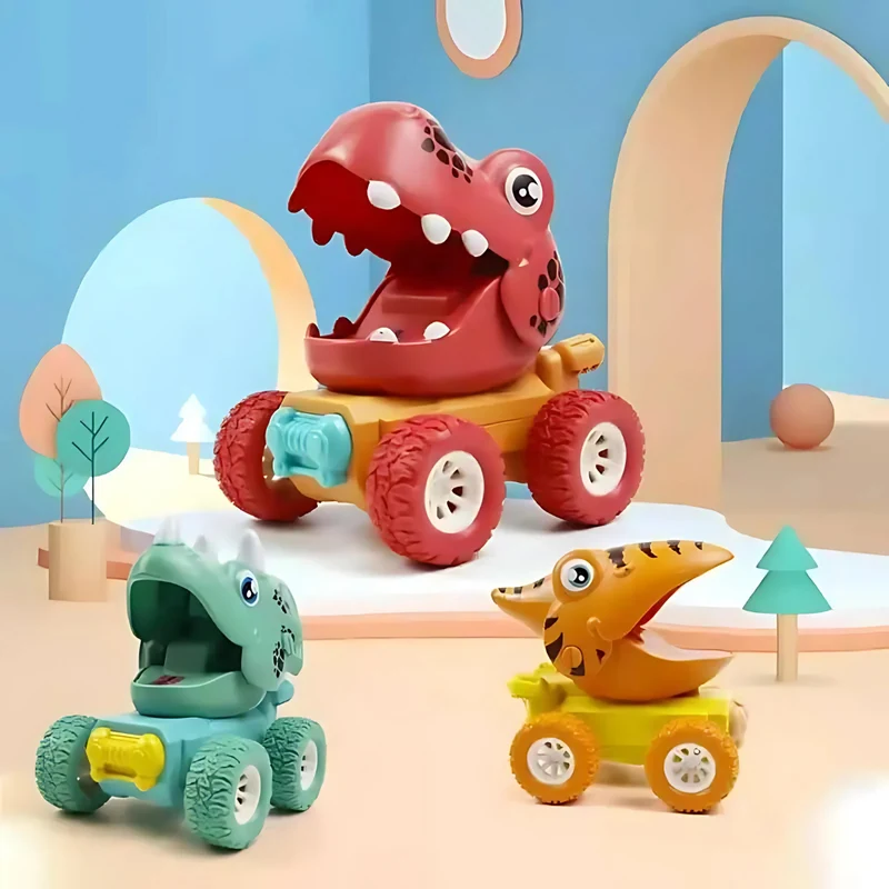 Dinosaur Monster Truck Sæt til Børn - Fantasifuld Leg