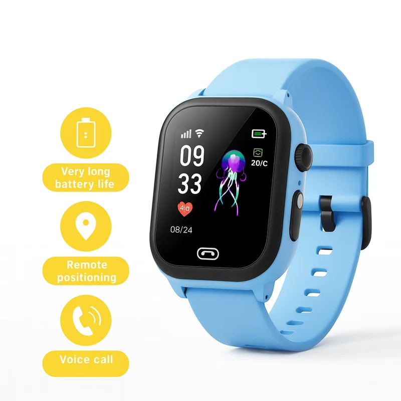 GPS Smartwatch til Børn – Sikkerhed og Sjov i Én Enhed