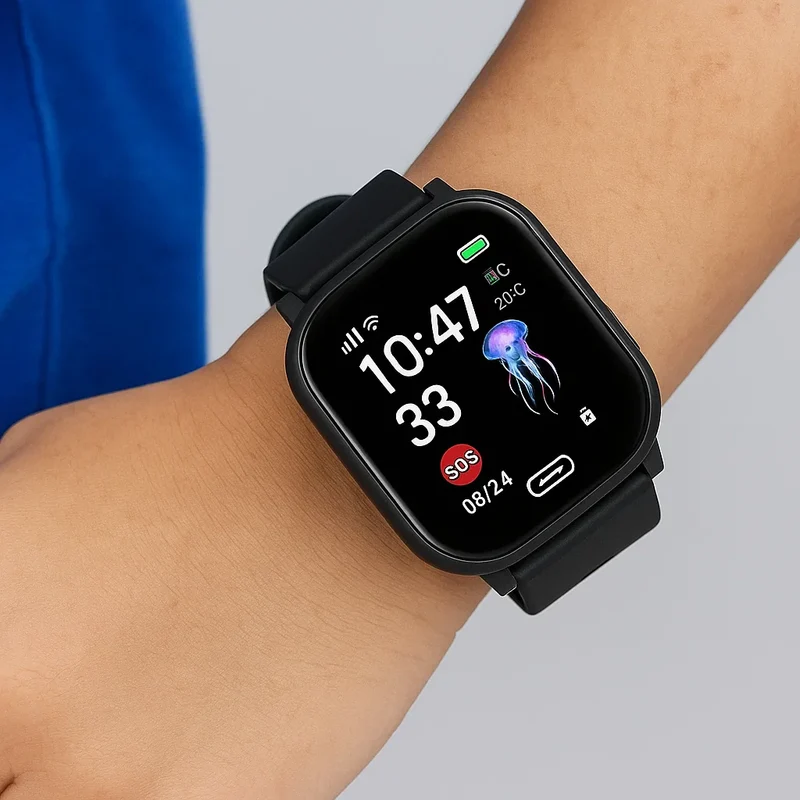 Børnevenligt GPS Smartwatch med Vandtæt Sikkerhed