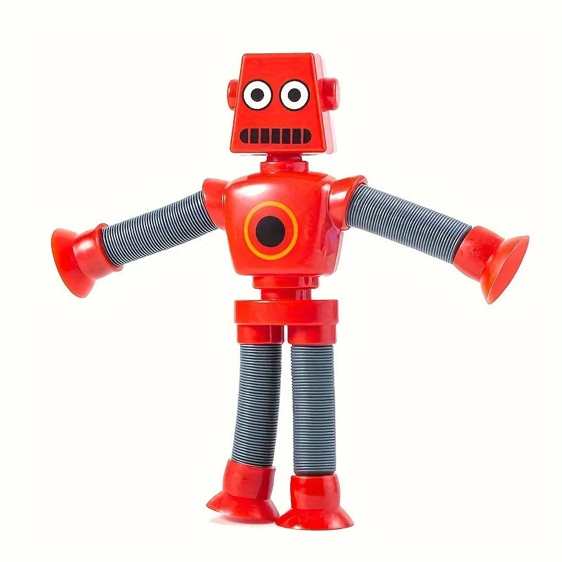 Interaktiv Robot Legetøj til Børn med Sugekop og Pop Tube