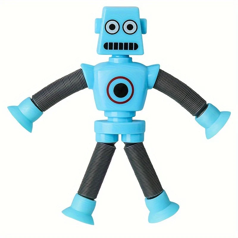 Interaktiv Robot Legetøj til Børn med Sugekop og Pop Tube