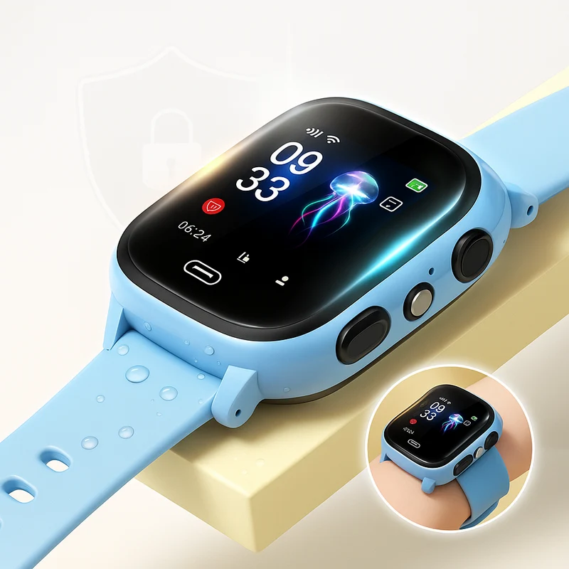 Børne Smartwatch med GPS & Videokald - Sikkerhed i Hverdagen