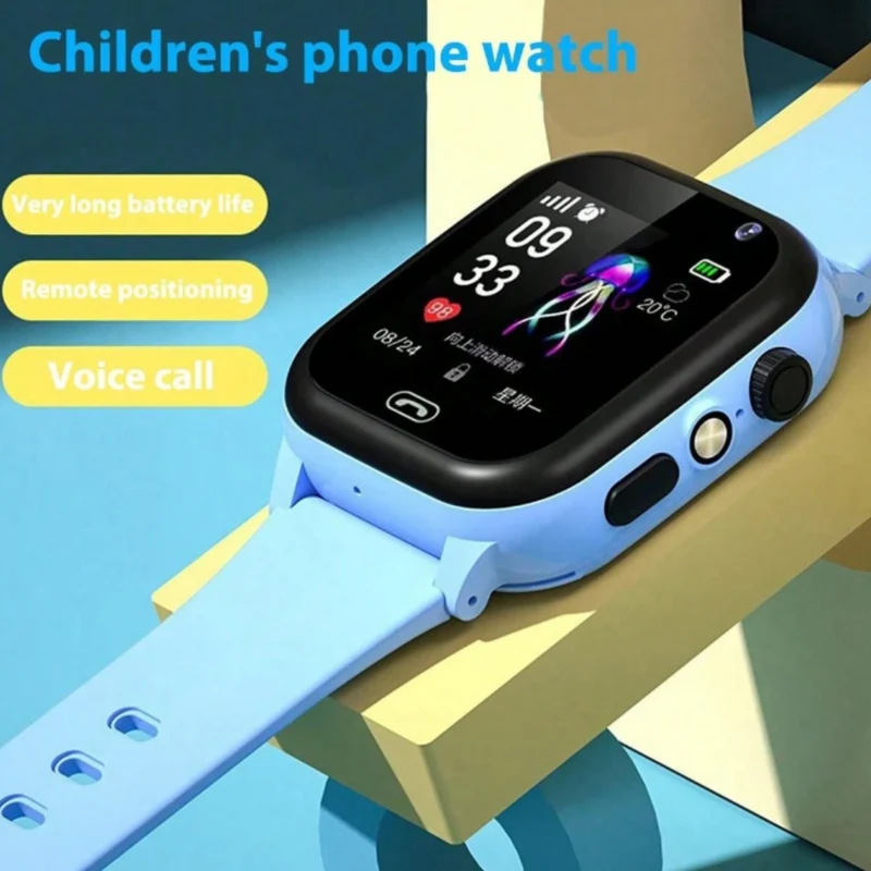 Børnevenligt Smartwatch med GPS & Videokald - Sikkerhed i Fokus