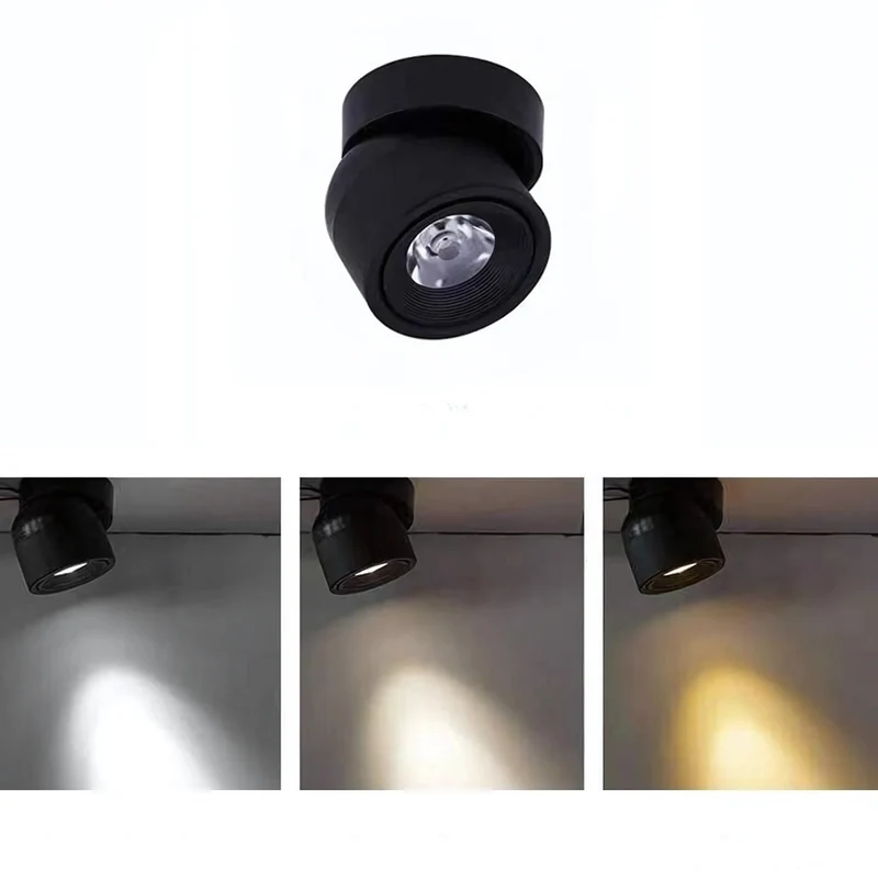 Justerbar LED Loftspot i Aluminium – Perfekt Lysstyring