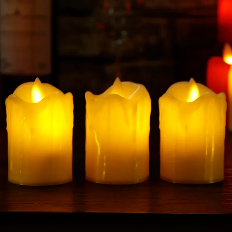 Sikre LED Lys med Flammeeffekt til Festlige Anledninger