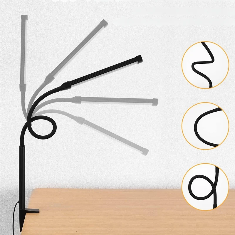 Justerbar LED Skrivebordslampe med Energibesparende Design