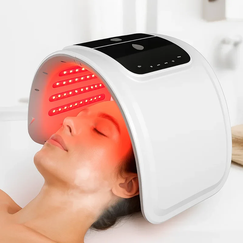 LED Ansigtsmaske med 7 Farver til Hudforyngelse