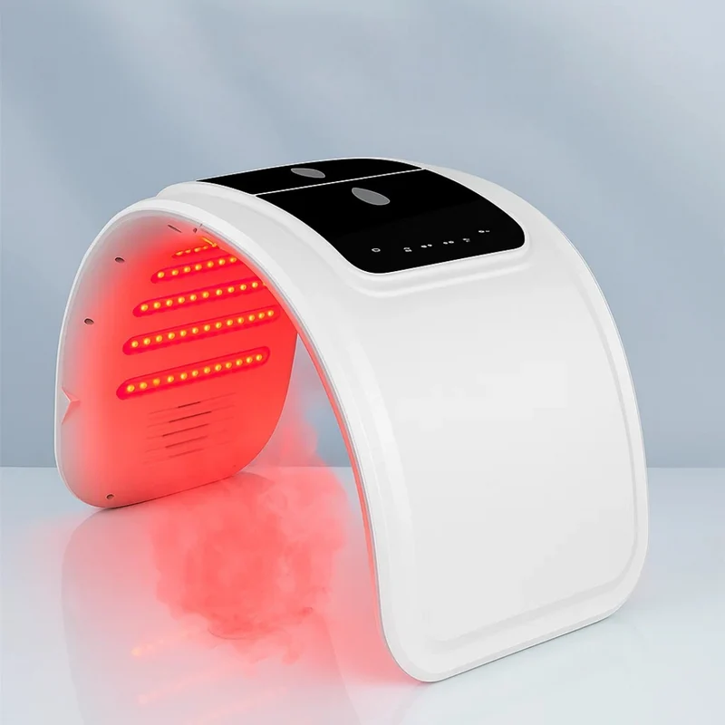 LED Ansigtsmaske med 7 Farver til Hudforyngelse