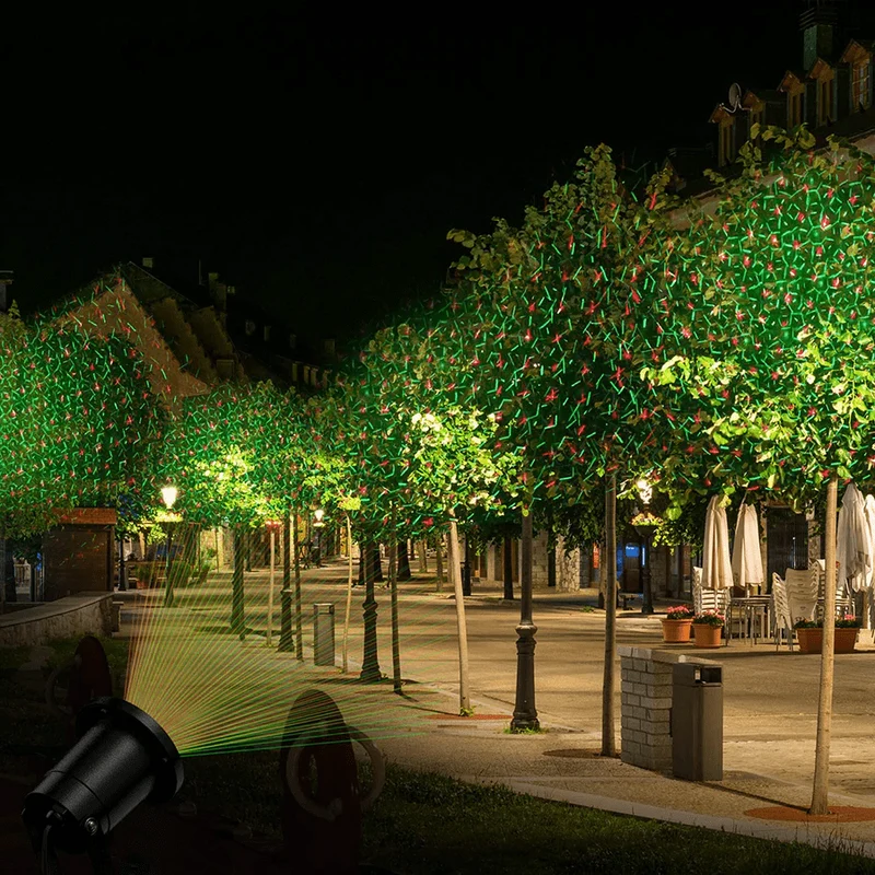 Udendørs LED Projektor – Festlig Belysning til Haven