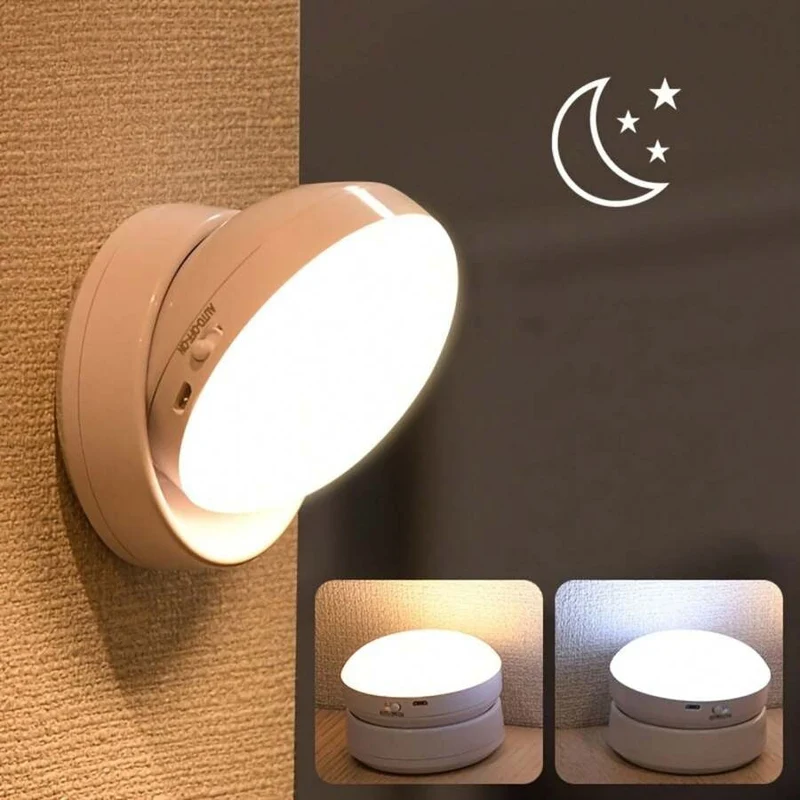 Energibesparende LED Væglampe med Bevægelsessensor
