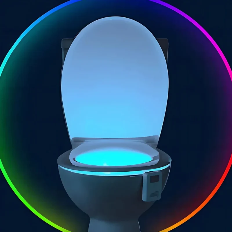 Bevægelsessensor LED Lys til Toilet – Automatisk Natlys