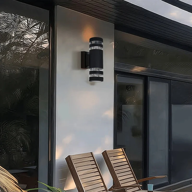 Moderne Udendørs Væglampe med Dobbeltsidet LED-belysning