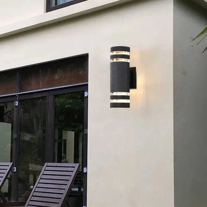 Moderne Udendørs Væglampe med Dobbeltsidet LED-belysning