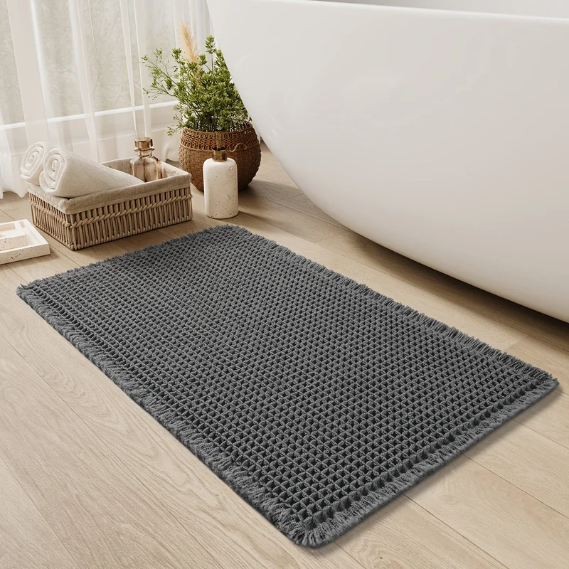 Sikker og Stilfuld Badmat med Ultra-Absorberende Design
