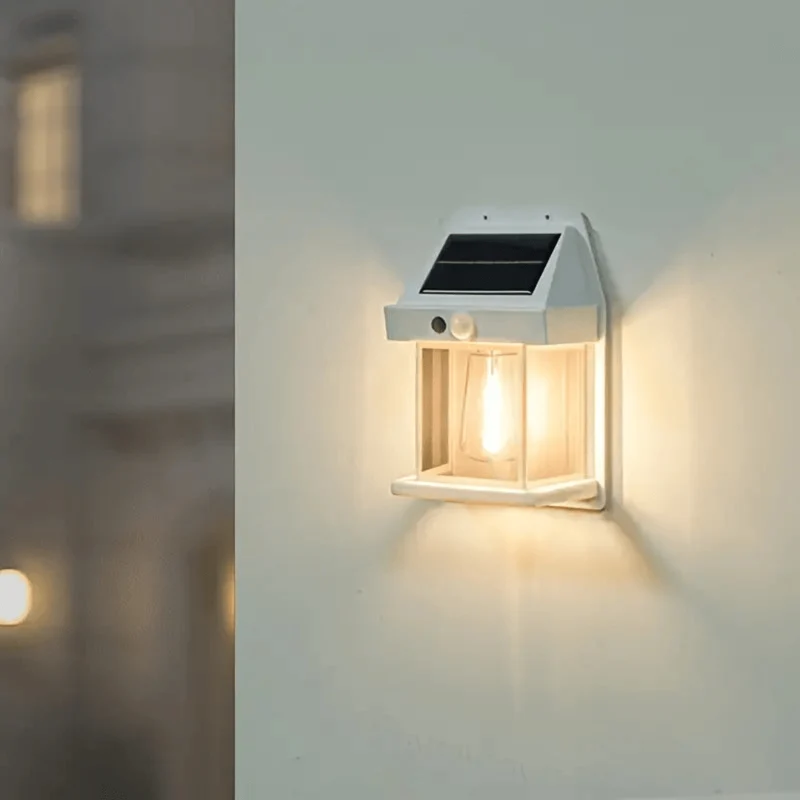 Vandtæt Solcellelampe med Bevægelsessensor til Udendørsbrug