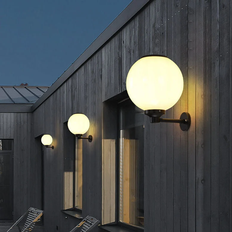 Elegant Solcelle Væglampe – Energibesparende og Vejrbestandig