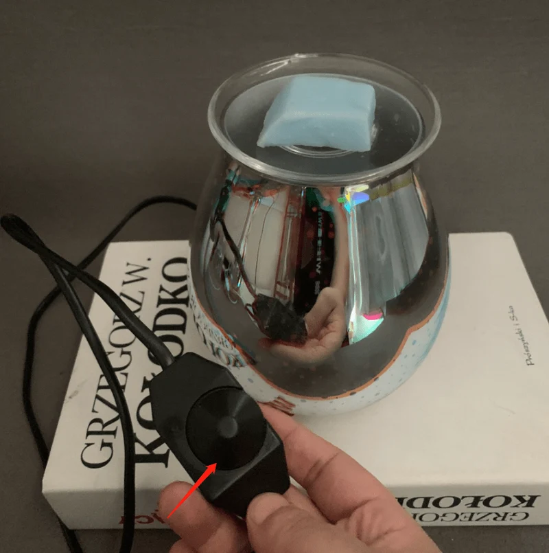 3D Glas Diffuser med LED Lys og Aromaterapi