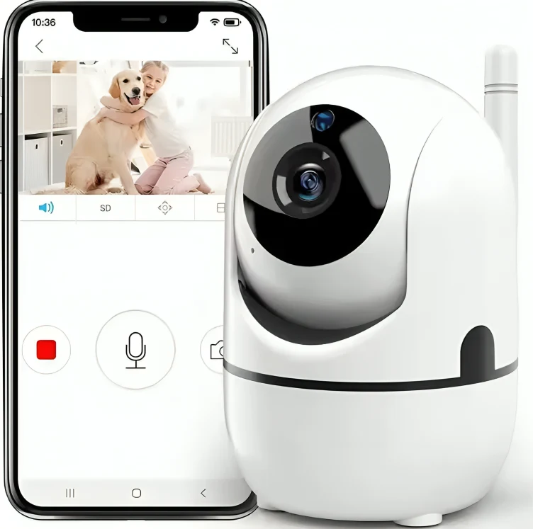 Trådløst Babyalarm Kamera med Nattesyn og To-vejs Lyd