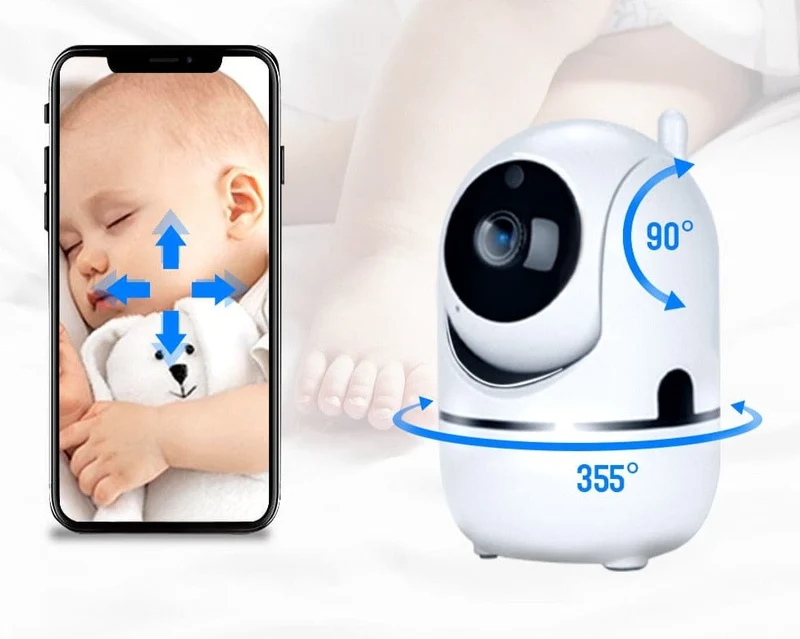 Trådløst Babyalarm Kamera med Nattesyn og To-vejs Lyd