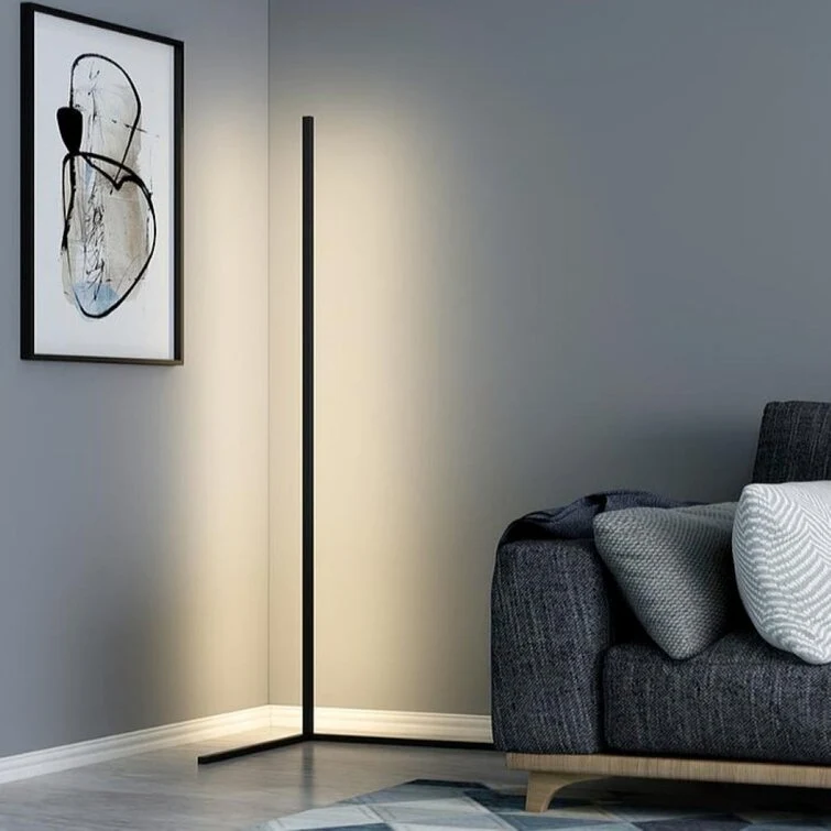 Pladsbesparende LED Hjørnelampe med Justerbar Belysning