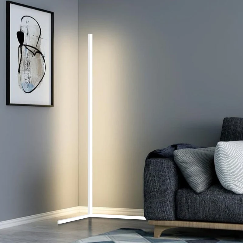 Pladsbesparende LED Hjørnelampe med Justerbar Belysning