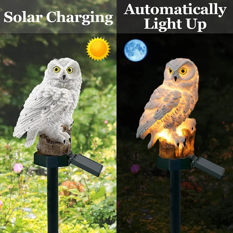 Solcelle Uglelampe til Haven - Energibesparende Udendørsbelysning