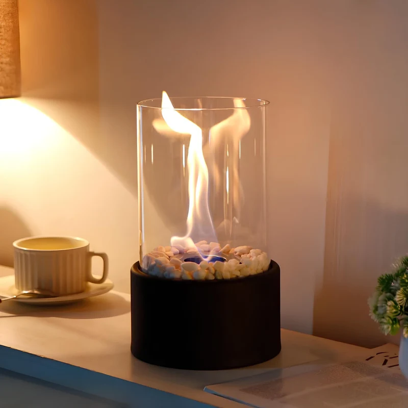 Elegant Glas Olie Lampe til Stilfuld Indendørs Stemning