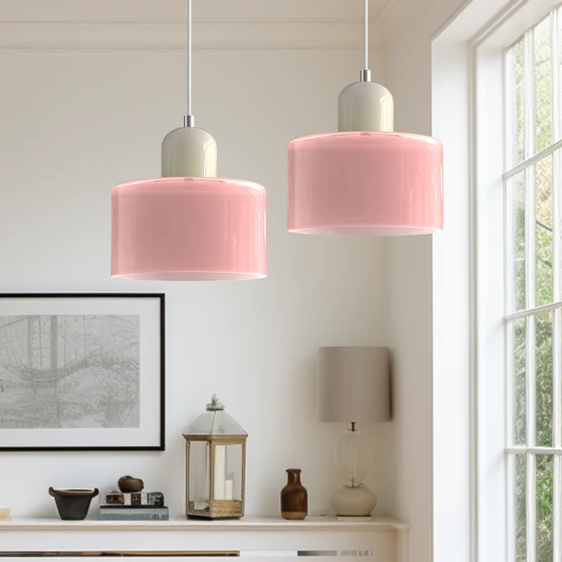 Elegant Glaspendel med Justerbar Højde – Perfekt til Moderne Hjem