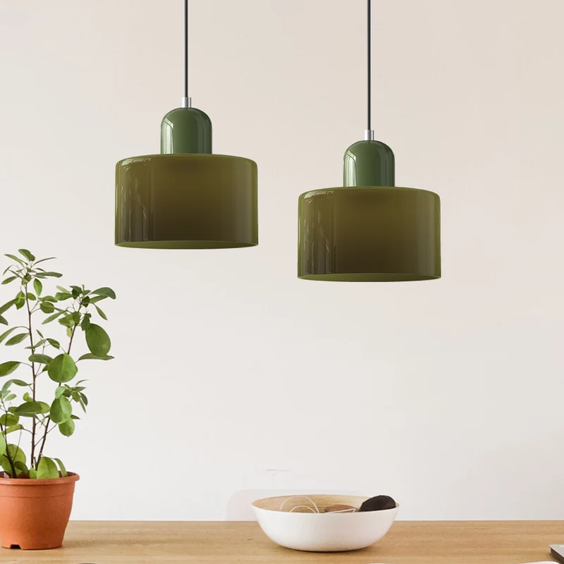 Elegant Glaspendel med Justerbar Højde – Perfekt til Moderne Hjem
