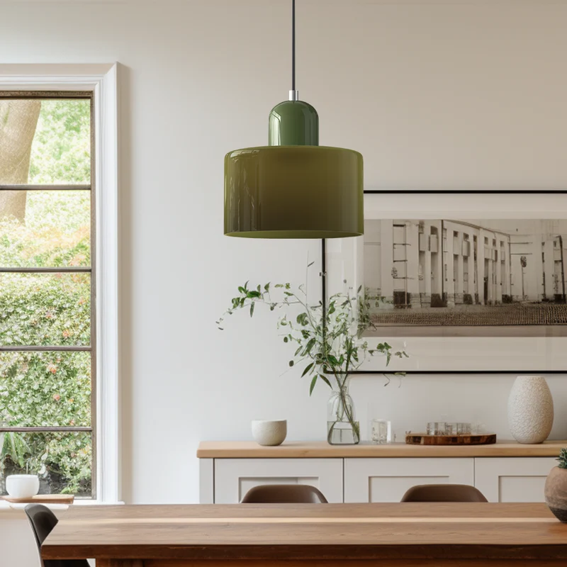 Elegant Glaspendel med Justerbar Højde – Perfekt til Moderne Hjem